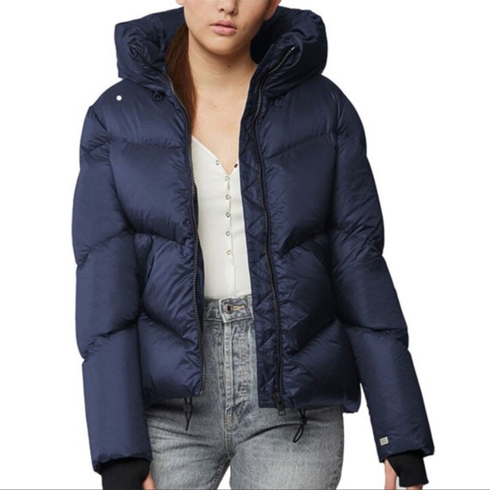 Soia & Kyo ski jacket cream puffer coat